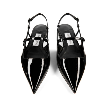 Jimmy Choo Didi Flat Patent Leather Low Shoes Flat Shoes