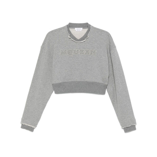 Alexander McQueen Sweaters Grey