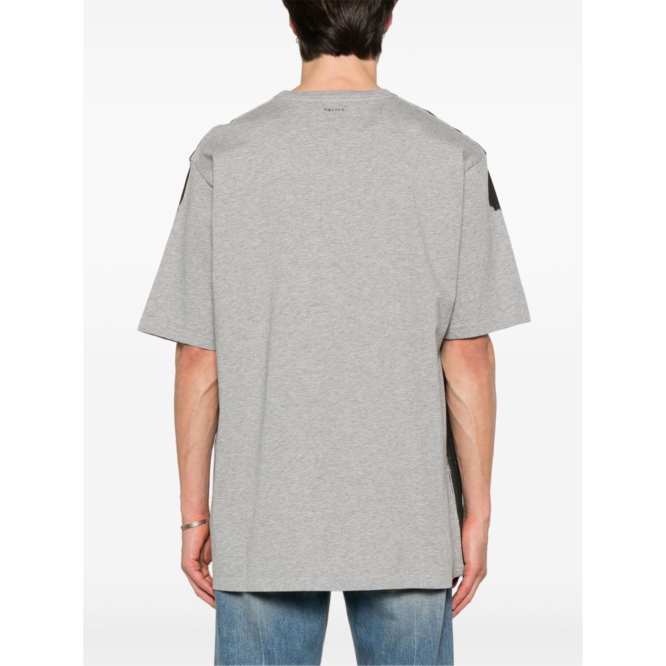 Alexander McQueen T-shirts and Polos Grey Topwear