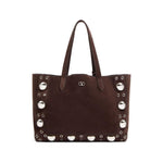 Valentino Garavani Medium Nellcôte Suede Shopping Bag WB0R79JET0TO-P25