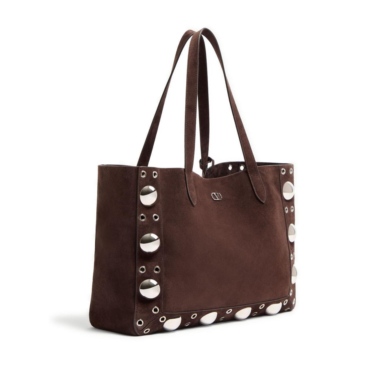 Front view with bag zipped and handles upright.