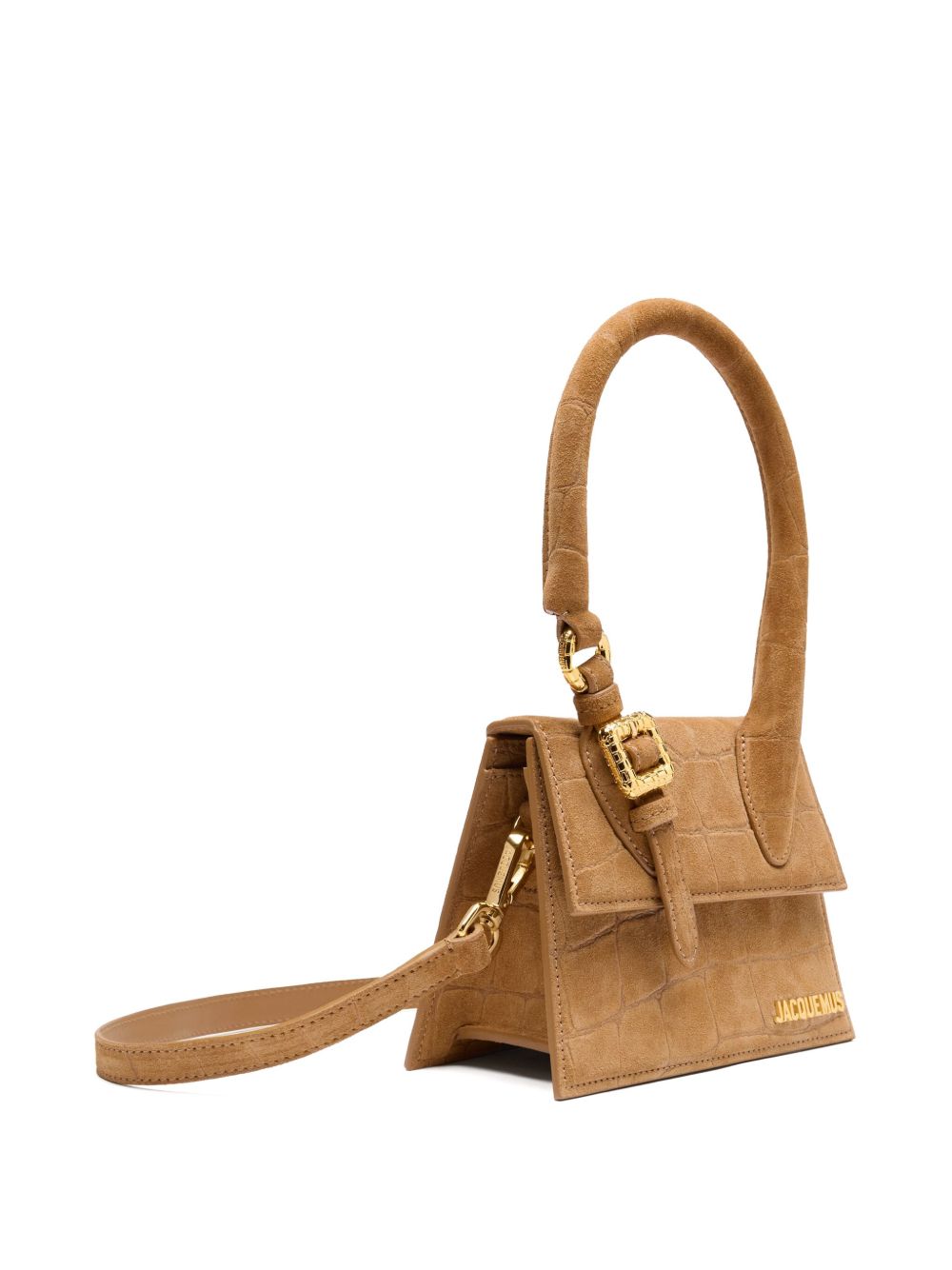 Front view with bag zipped and handles upright.