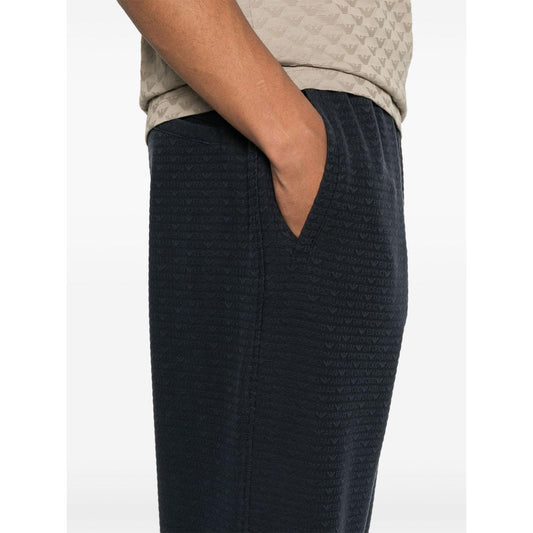 Emporio Armani ASV Lyocell blend jersey joggers with all-over lettering EM001106AF13700UB118-P25