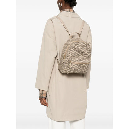 Emporio Armani Mini backpack with monogram print