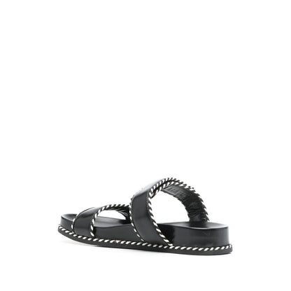 EMPORIO ARMANI EXCLUSIVE Emporio Armani Sandals with nappa strap and two-tone profiles