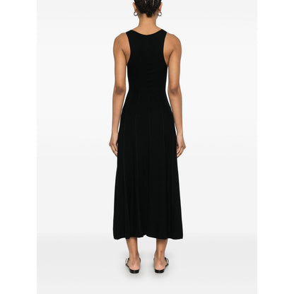 Emporio Armani Seamless, links-stitch knit long dress