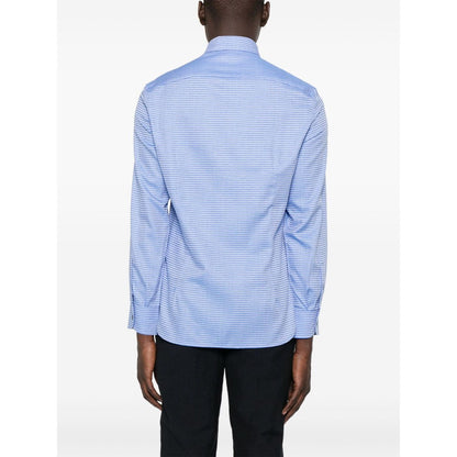 Emporio Armani Shirts Clear Blue Shirts