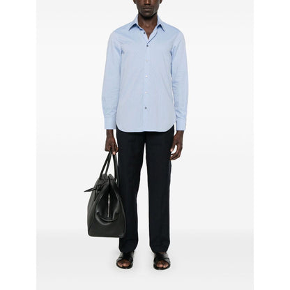 Emporio Armani Shirts Clear Blue Shirts