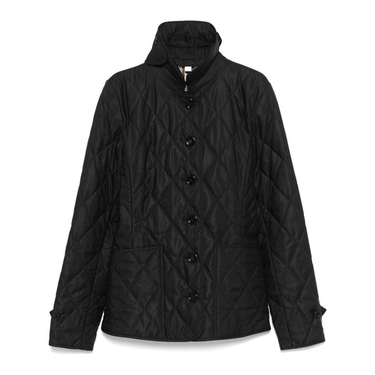 Burberry Tailored jacket with quilted high collar Jackets