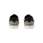 Burberry Leather, suede and check sneakers 8070818A7626-AI25