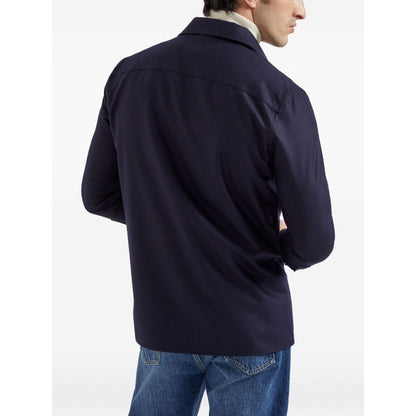 Brunello Cucinelli Shirts Blue Shirts
