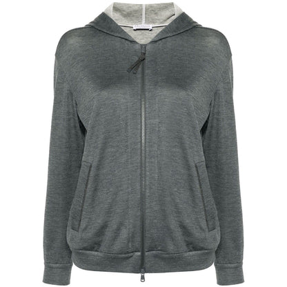 Brunello Cucinelli Sweaters Grey Topwear