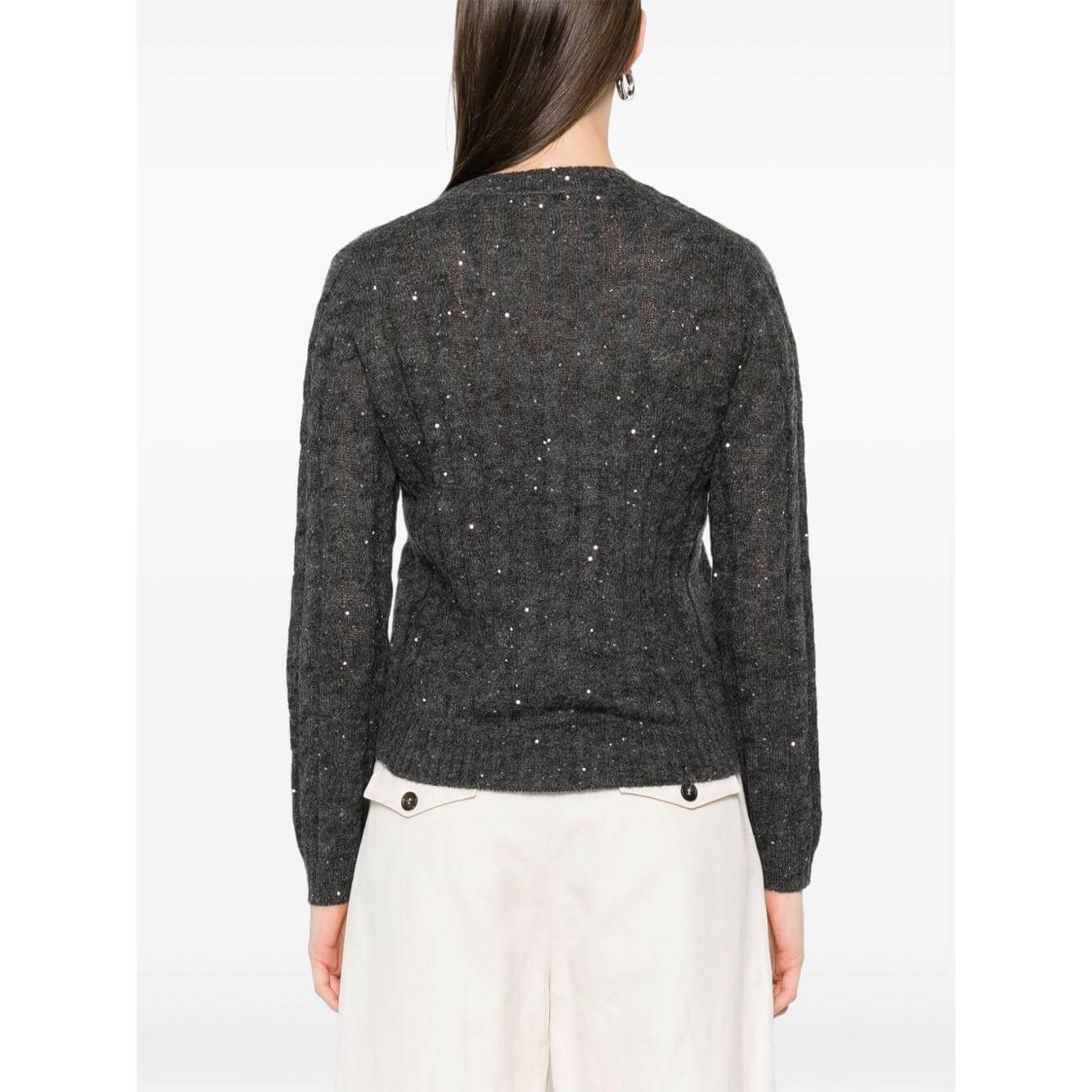 Brunello Cucinelli Sweaters Grey MPG731302PC3595-AI25