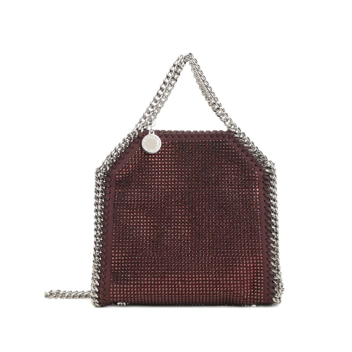 Front view with bag zipped and handles upright.