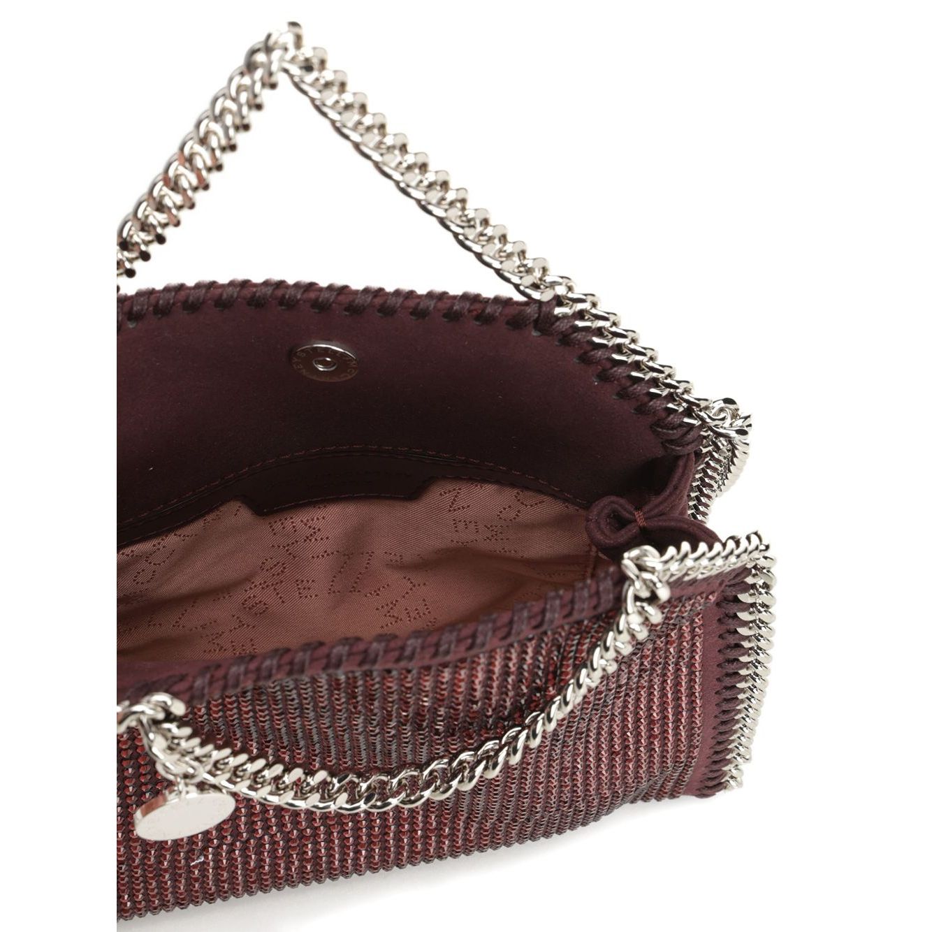 Front view with bag zipped and handles upright.