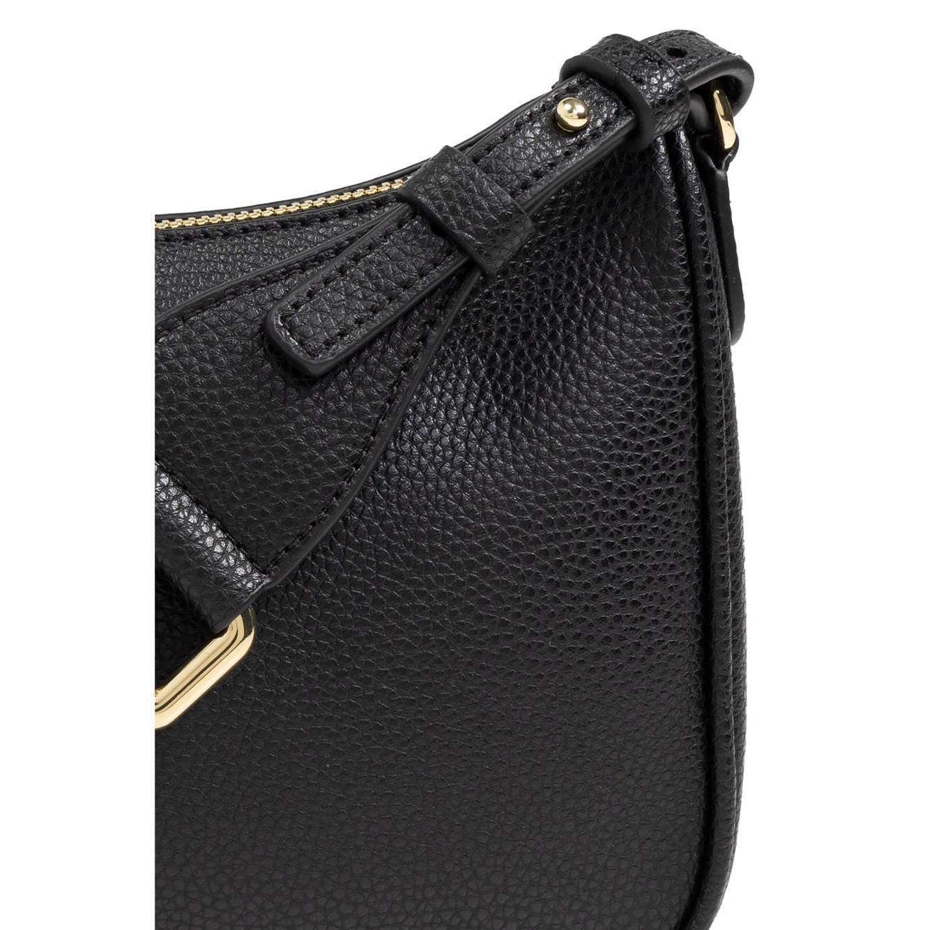 Front view with bag zipped and handles upright.
