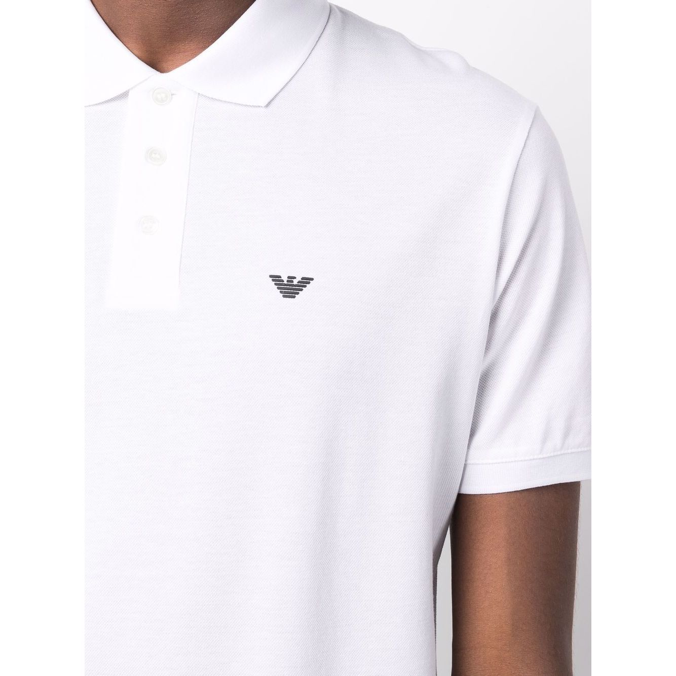 Emporio Armani T-shirts and Polos White Topwear