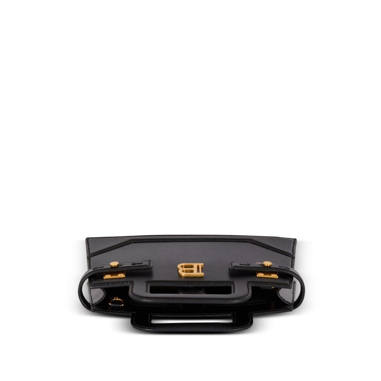 Balmain B-Buzz small leather handbag EN1KJ931LSLX0PA-AI25