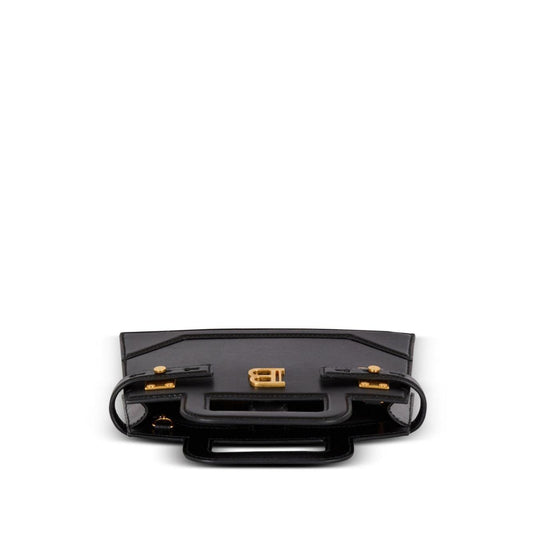Balmain B-Buzz small leather handbag EN1KJ931LSLX0PA-AI25