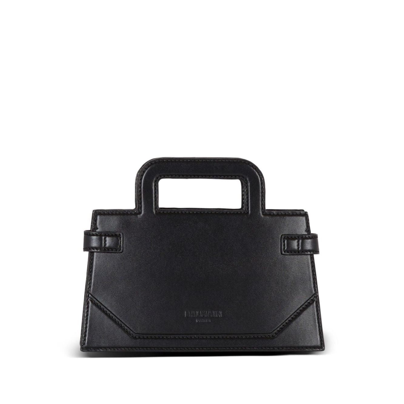 Front view with bag zipped and handles upright.