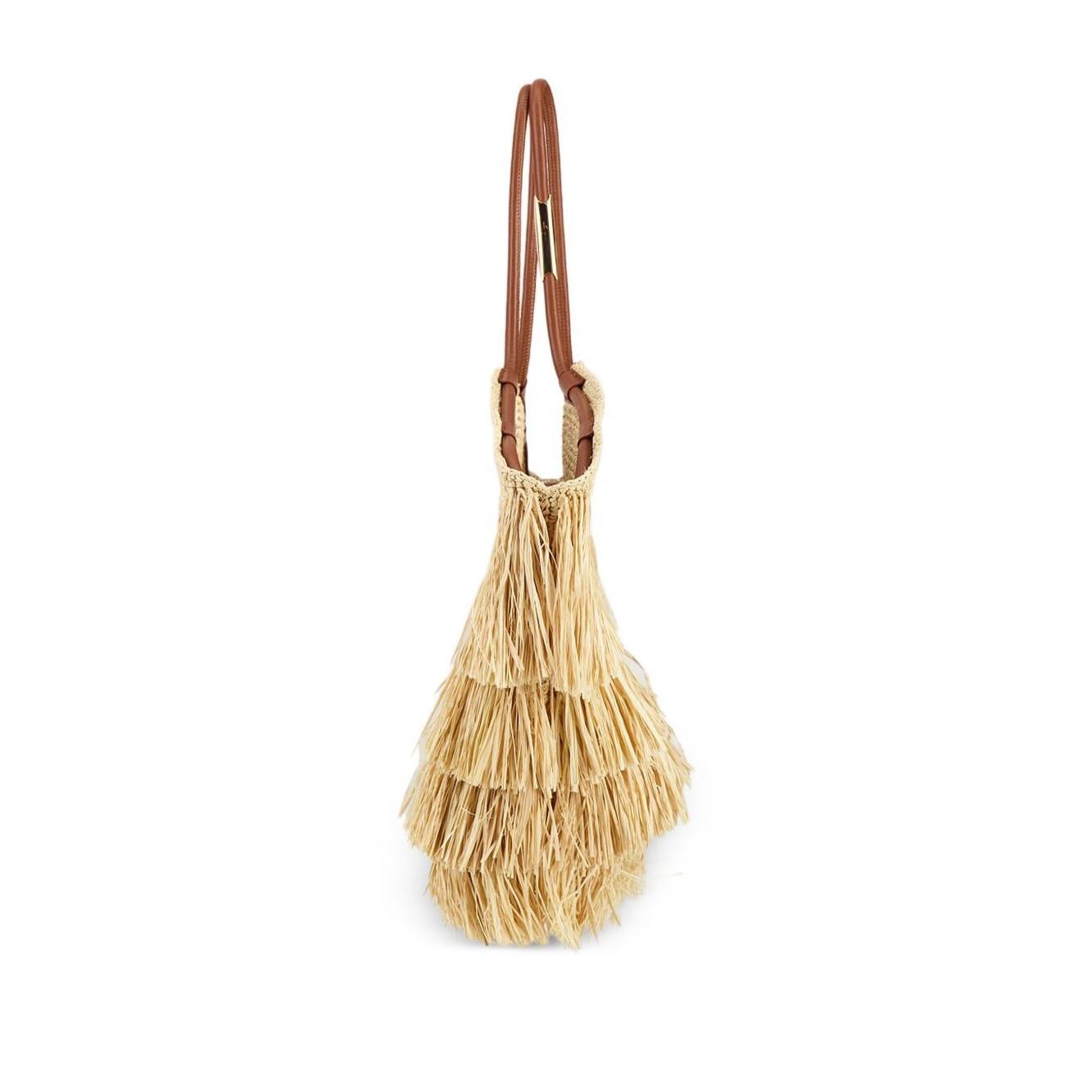 Front view with bag zipped and handles upright.