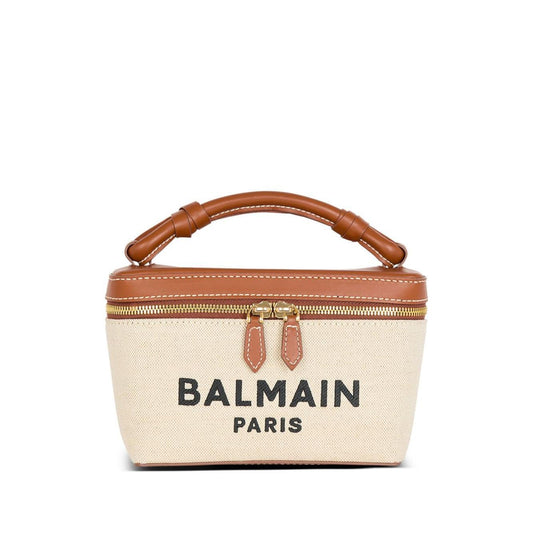 Balmain B-Army canvas vanity case DN1BG921TCFEGEM-AI25