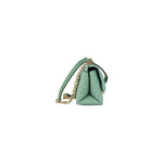 Michael Kors Cece Small Sea Green Signature PVC Convertible Flap Crossbody Bag 34162