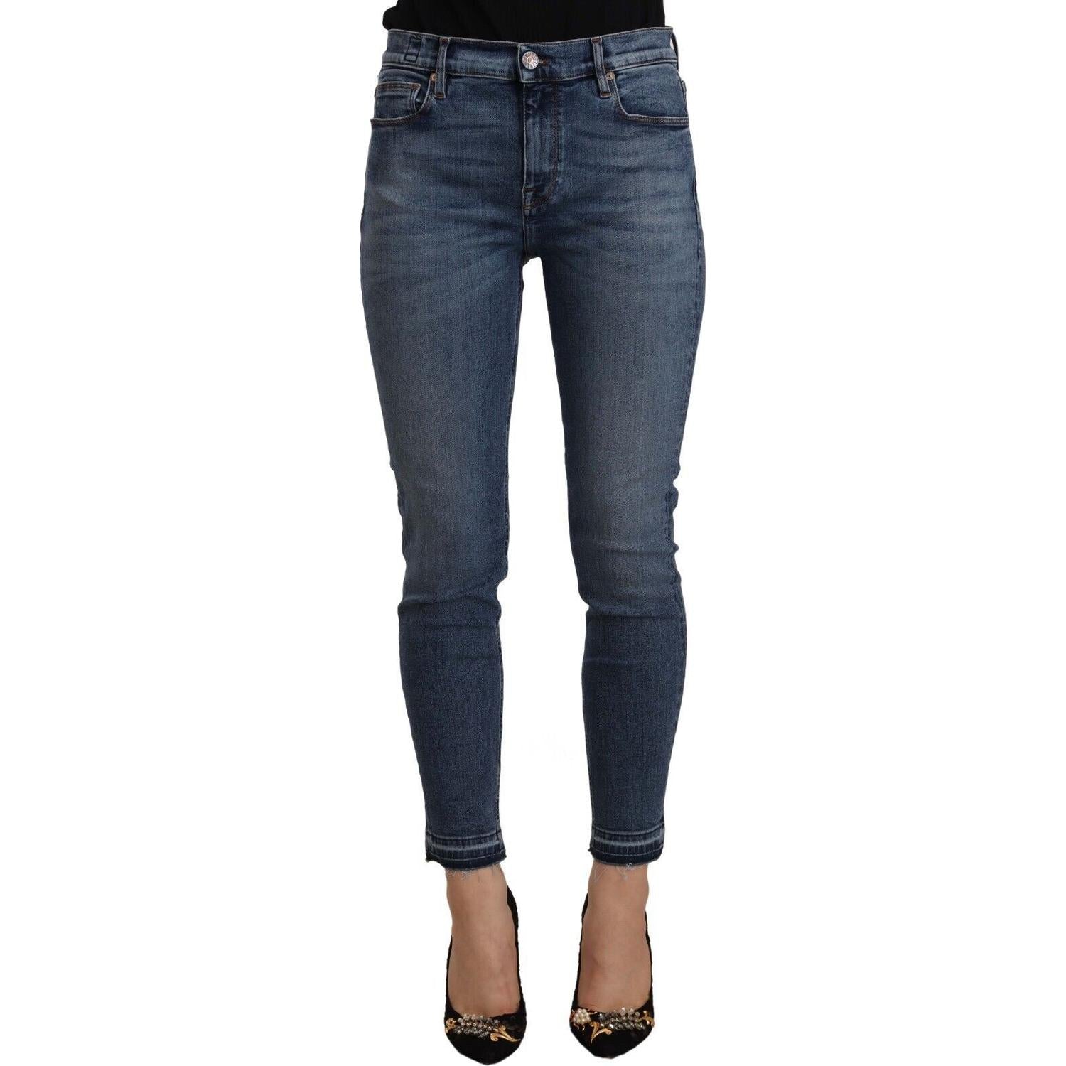بنطلون جينز دون ذا فولر شيك بقصّة Slim Fit باللون الأزرق