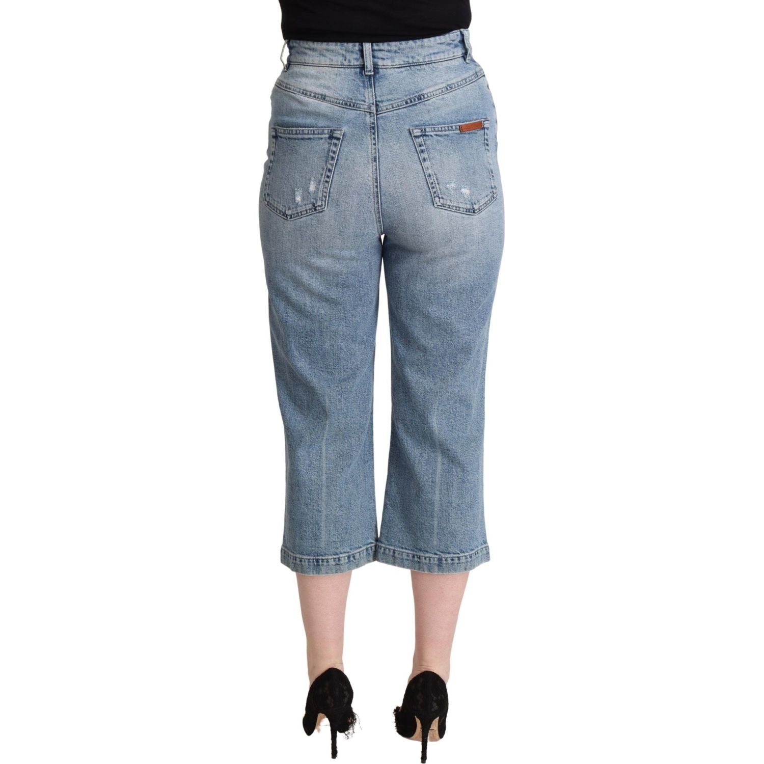 بنطلون جينز قصير من Dolce &amp; Gabbana Chic Capri