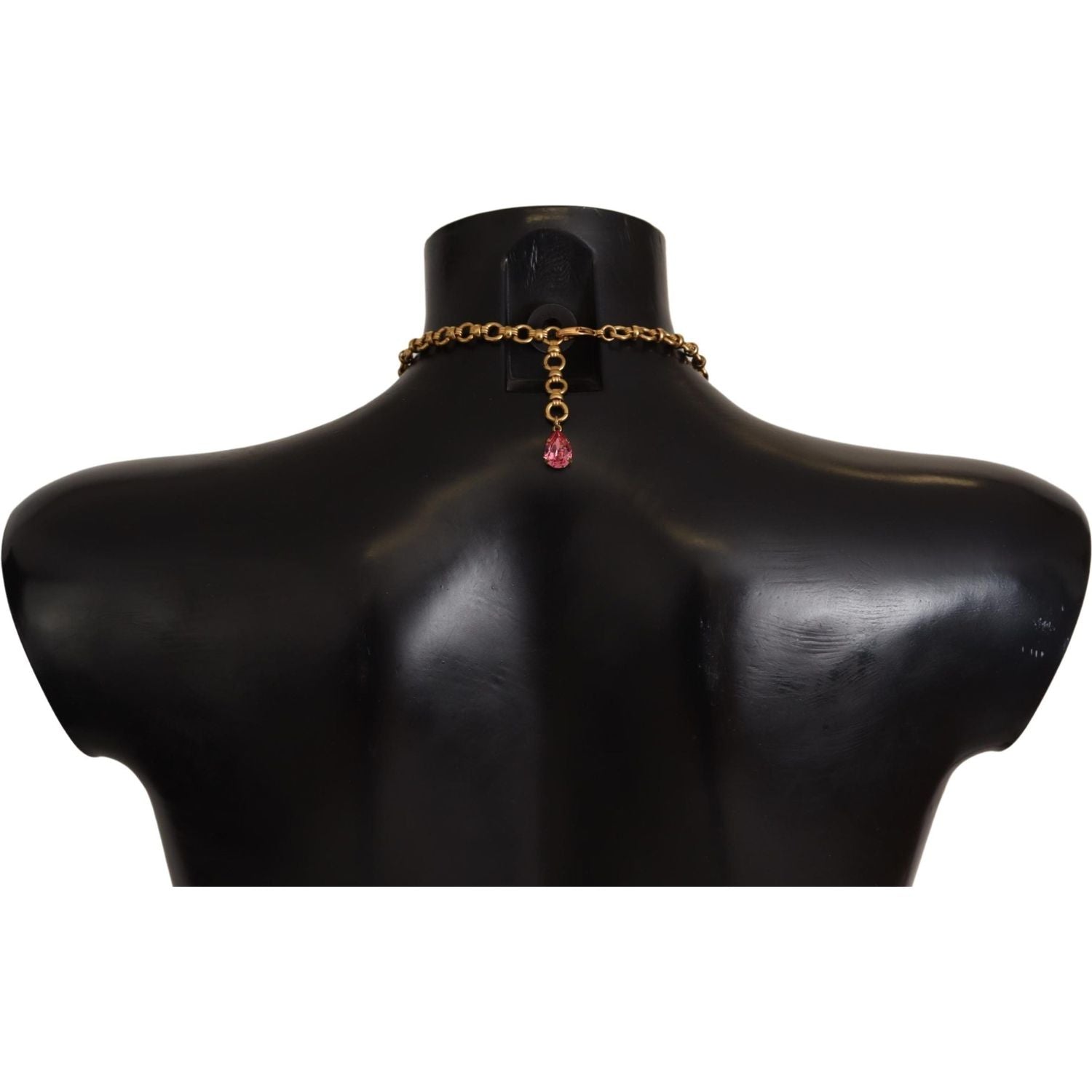 Dolce & Gabbana Gold Brass Sicily Fruits Roses Statement Necklace