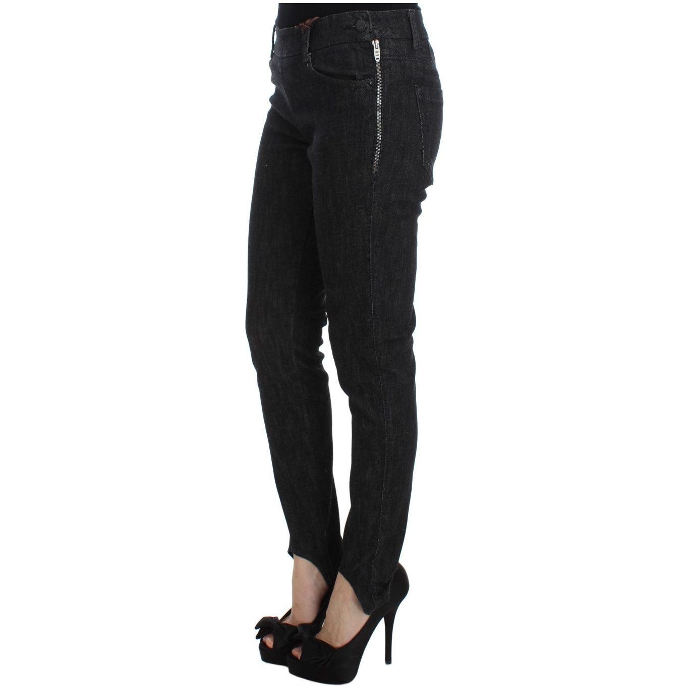 إيرمانو شيرفينو بنطلون جينز أزرق أنيق بقصة ضيقة