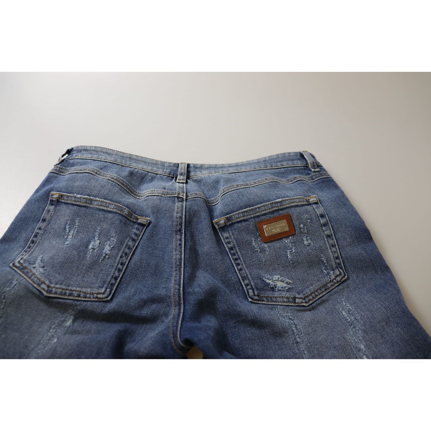 بنطلون جينز ضيق بخصر منخفض من دولتشي آند غابانا