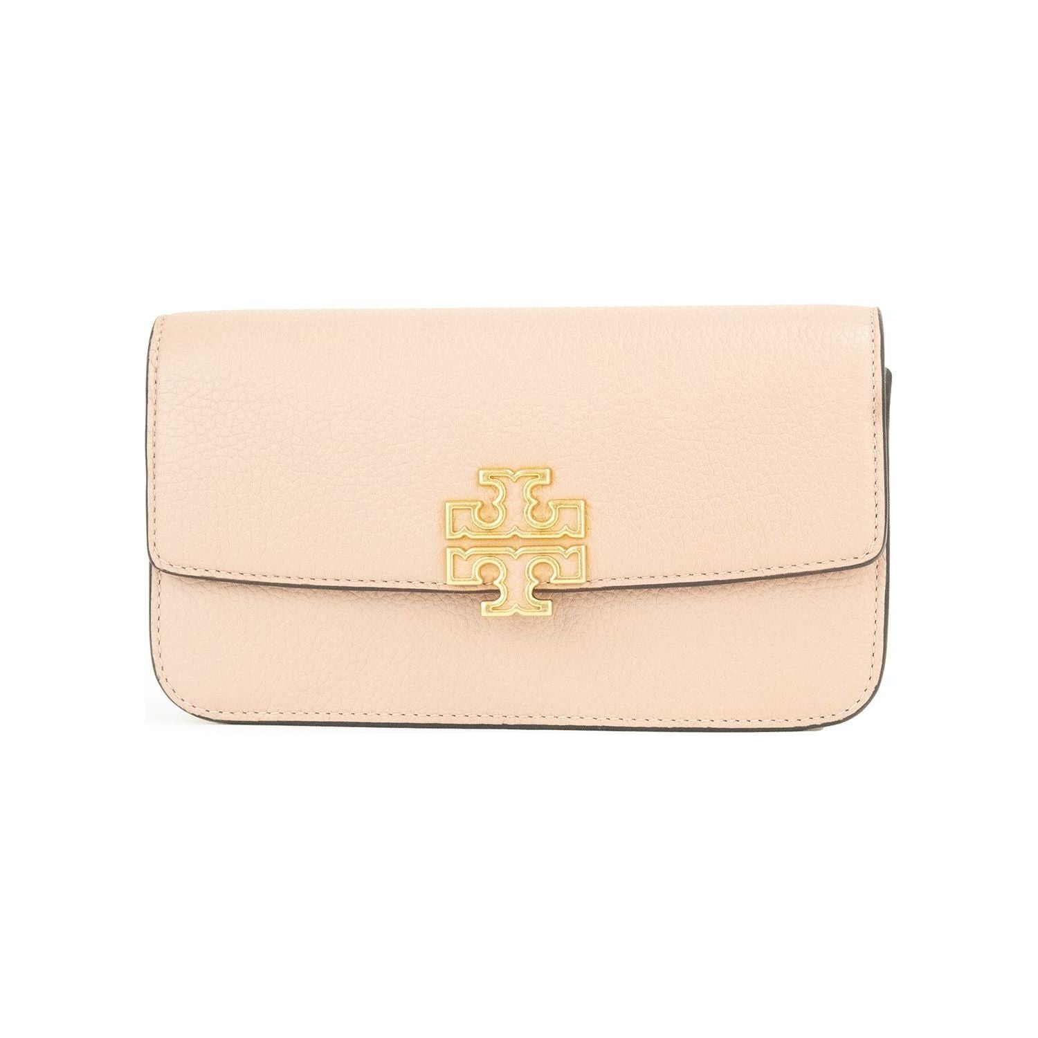 حقيبة كروس بودي صغيرة من الجلد من Tory Burch Britten بتصميم Meadowsweet