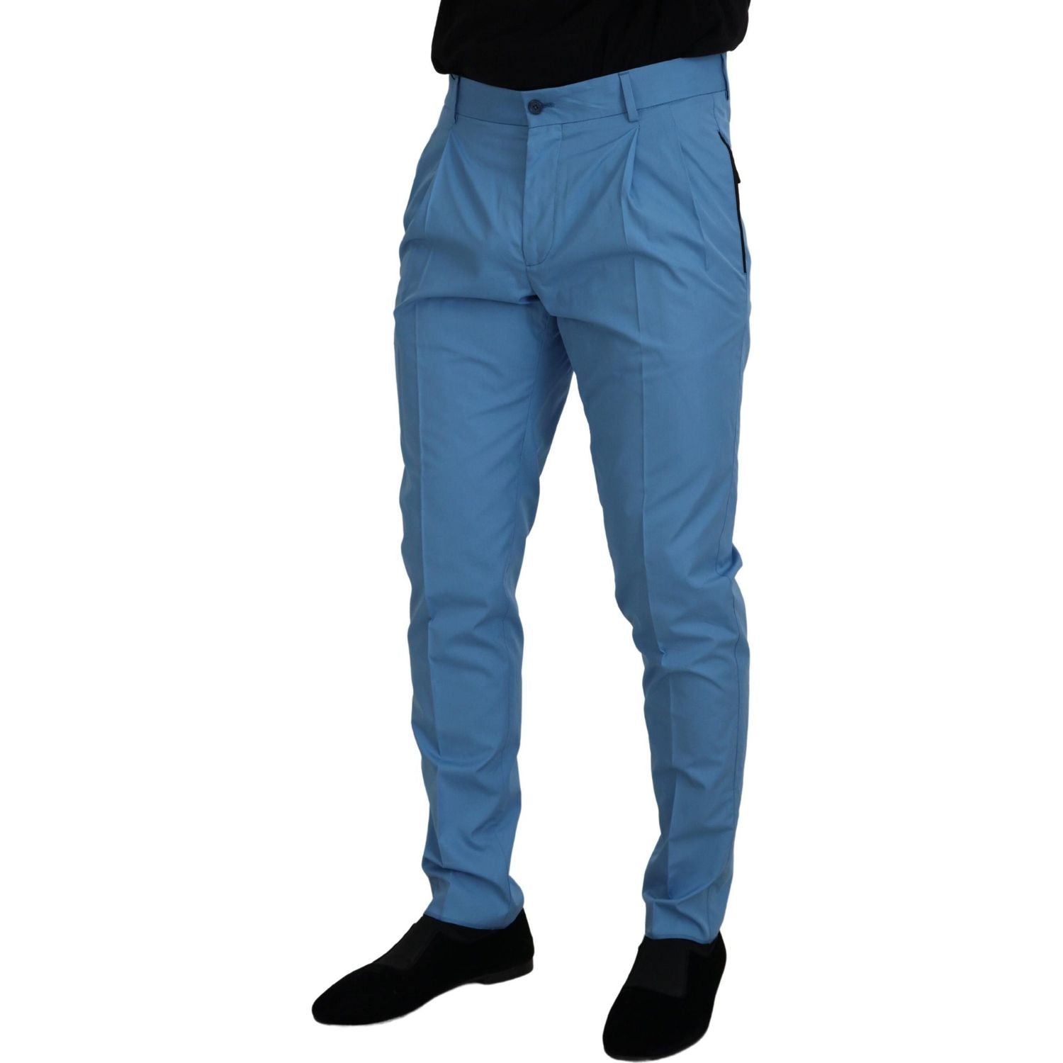 بنطلون شينو أنيق بقصّة Slim Fit من Dolce &amp; Gabbana - استمتع بالفخامة الإيطالية