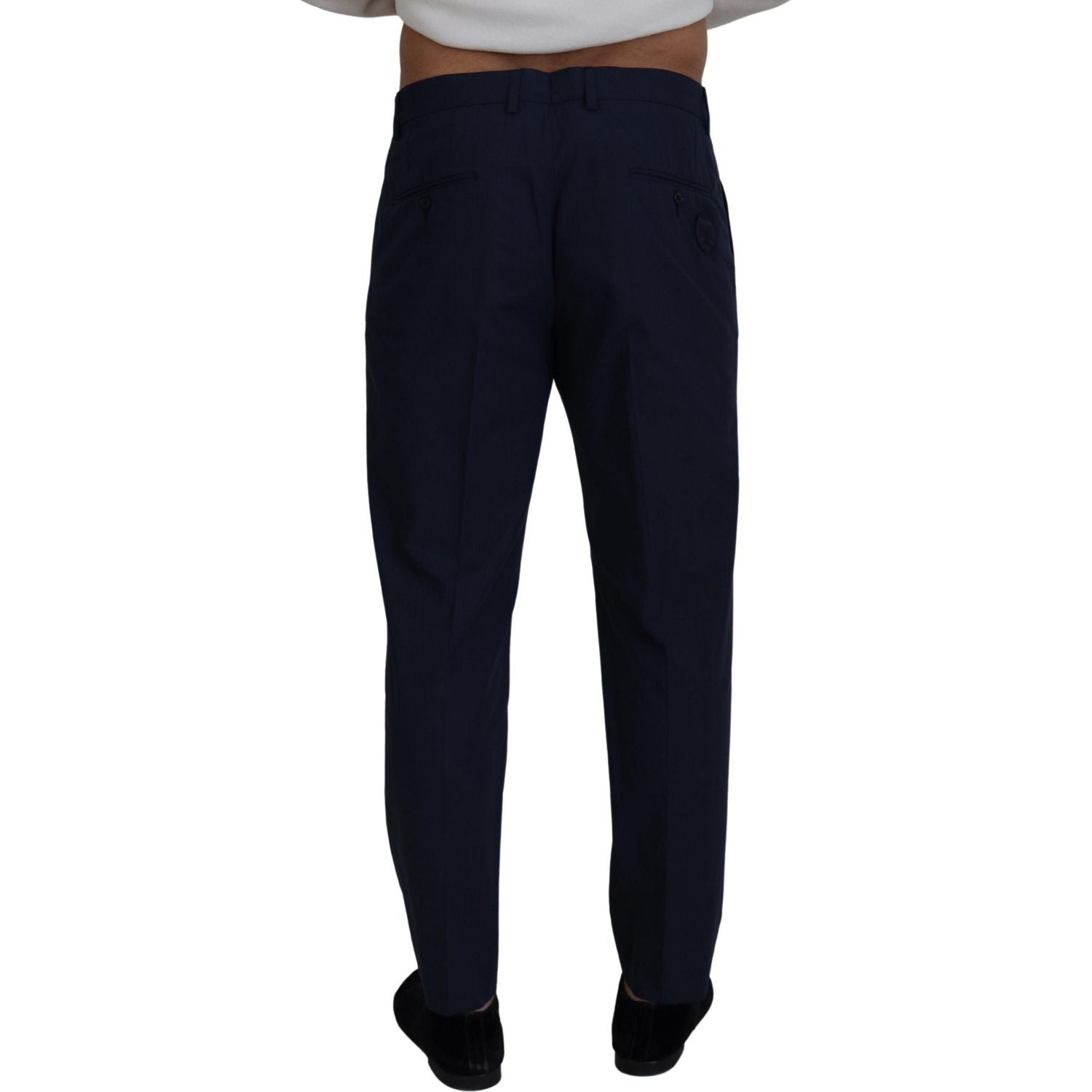 بنطلون شينو أنيق بقصّة Slim Fit من Dolce &amp; Gabbana باللون الأزرق