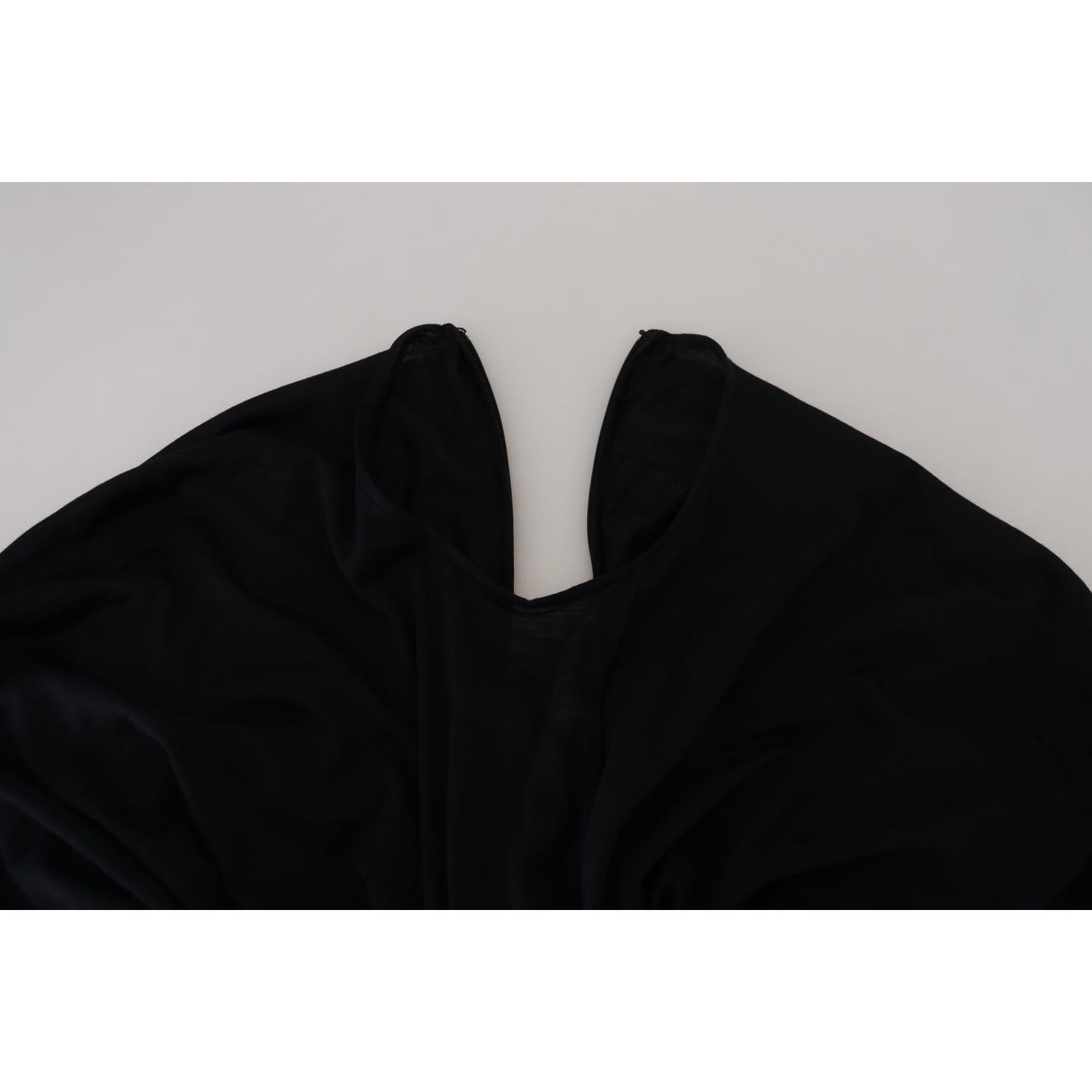 فستان دولتشي آند غابانا الأنيق ذو الأكمام الطويلة