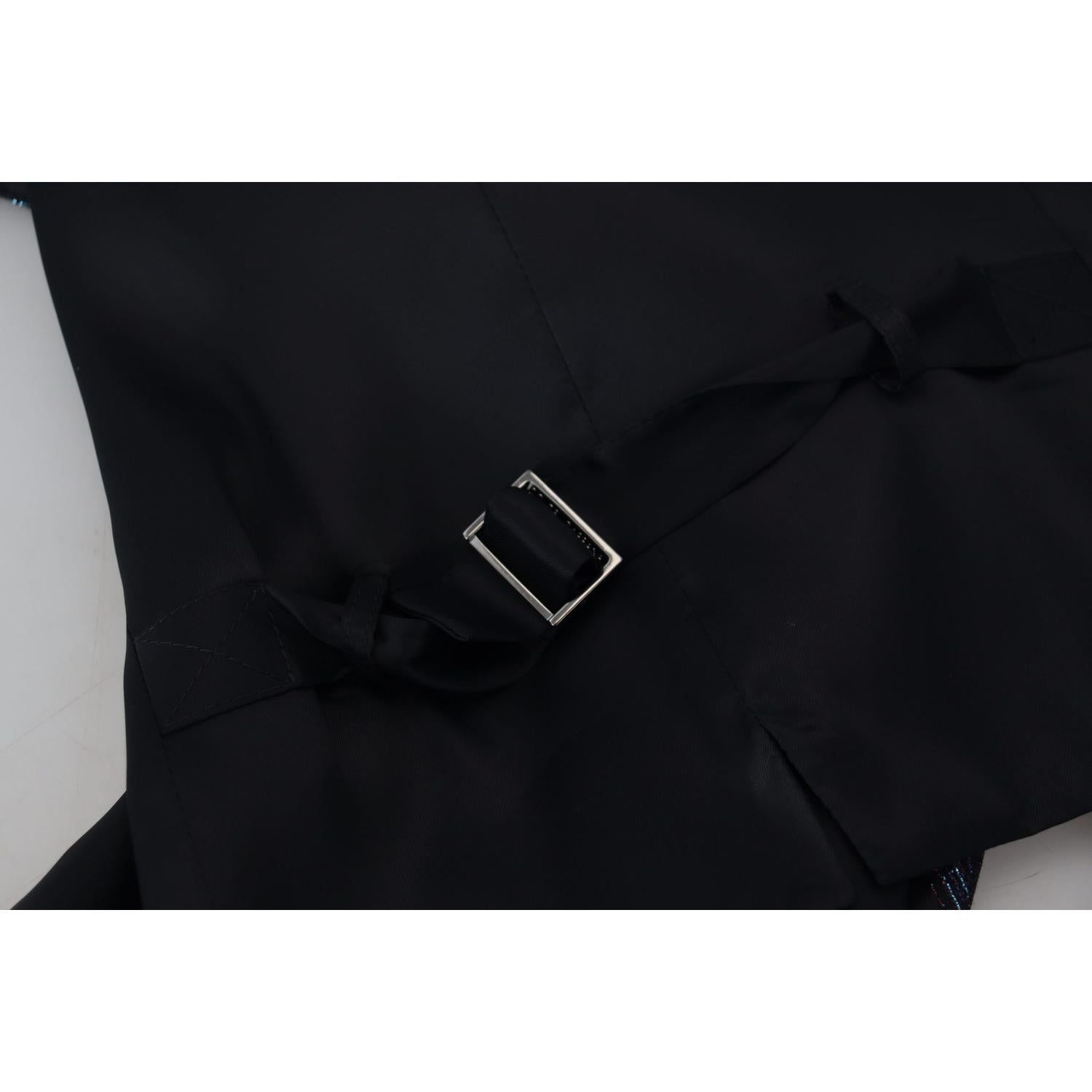 سترة رسمية متعددة الألوان من دولتشي آند غابانا، مزيج فاخر