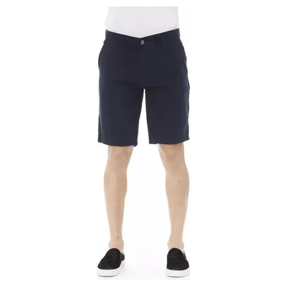 Baldinini Trend Blue Cotton Men's Bermuda Short