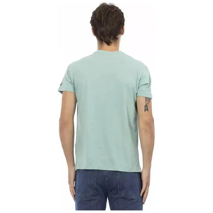 Trussardi Action Green Cotton Men's T-Shirt