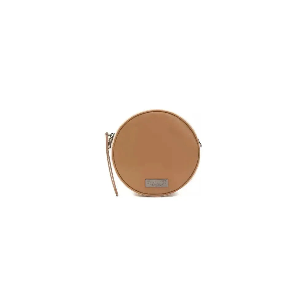 حقيبة كروس بودي نسائية من الجلد البني من بومبي دوناتيلا