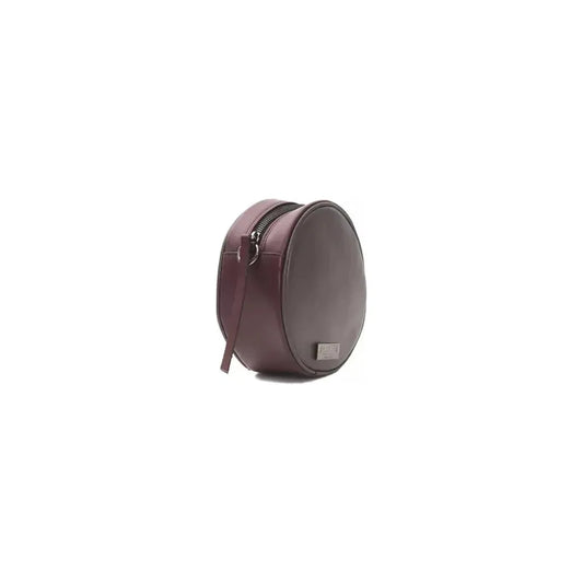 Pompei Donatella Burgundy Leather Women Crossbody Bag PO-5834