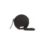 Pompei Donatella Black Leather Women Crossbody Bag PO-5813