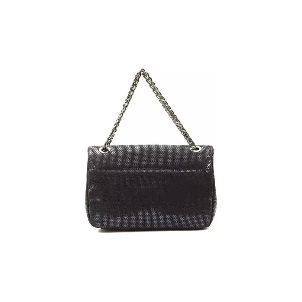 Pompei Donatella Blue Leather Women Crossbody Bag PO-5839