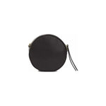 Pompei Donatella Black Leather Women Crossbody Bag PO-5813