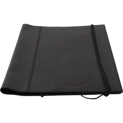 A.G. Spalding & Bros Black Leather Bifold Travel Holder Logo Wallet