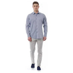 Bagutta Gray Cotton Men Shirt BA-20987-IT47 | 6XL