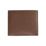 Trussardi Brown Leather Men Wallet MAN WALLETS Trussardi Dark Olive Green