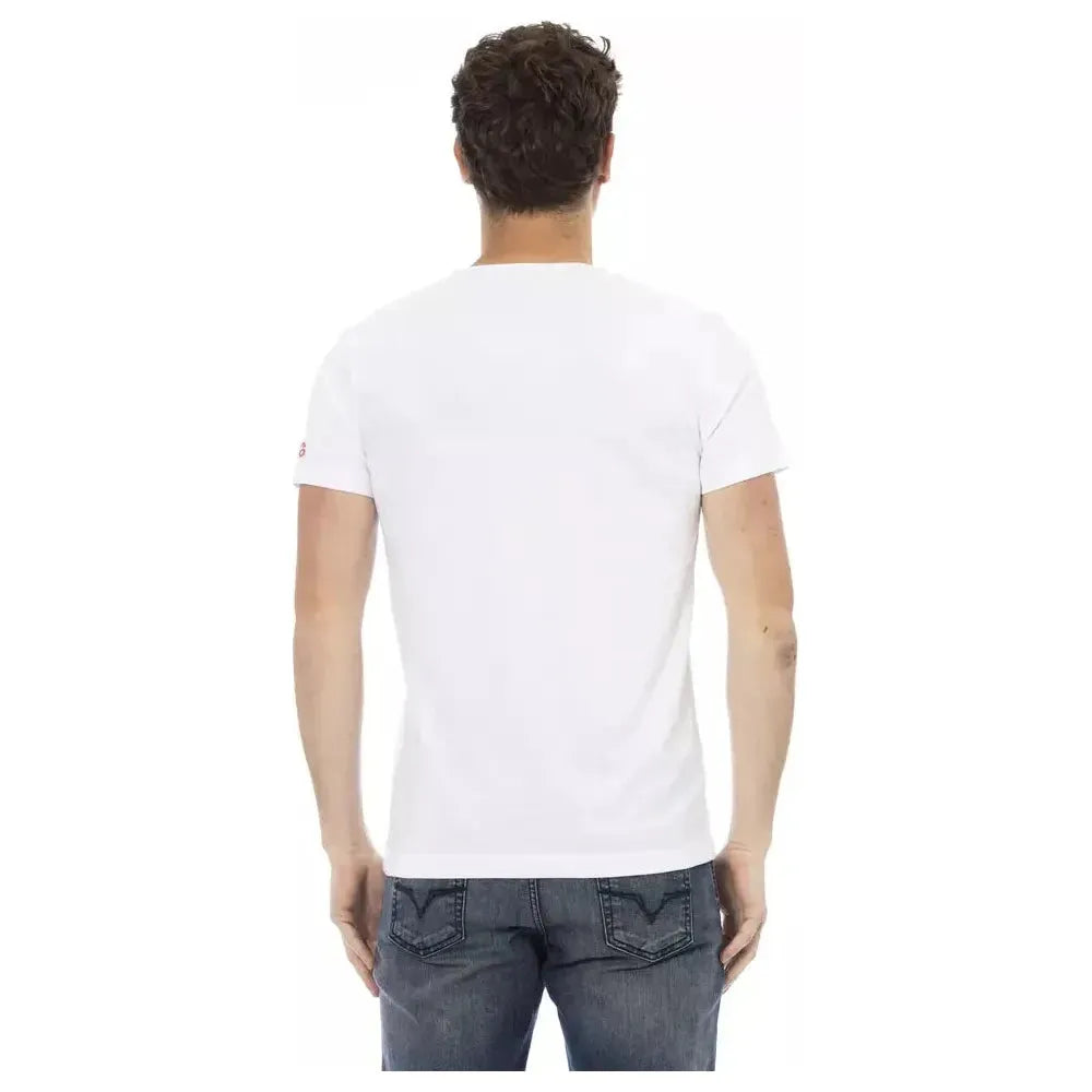 Trussardi Action White Cotton Men's T-Shirt