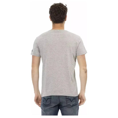 Trussardi Action Gray Cotton Men's T-Shirt