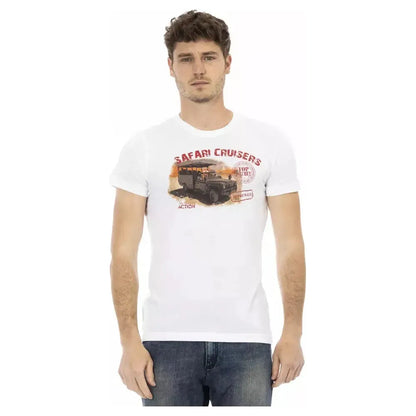 Trussardi Action White Cotton Men's T-Shirt